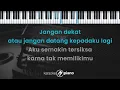 Terlalu Cinta - Yovie Widianto, Lyodra (KARAOKE PIANO - FEMALE KEY)