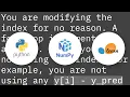 Mean Squared error in Python