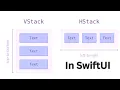 VStack and HStack in SwiftUI