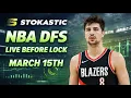 NBA DFS Live Before Lock Sunday 26 DraftKings FanDuel NBA Lineups