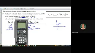AP Calculus - Euler s Method for approximating a solution to a differential equation