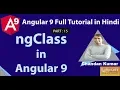 ngClass in Angular 9 Angular 9 Full Tutorial in Hindi