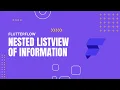 FlutterFlow Nested ListView of Information