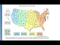 What are the different Time Zones in the USA About America