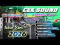 Lagu CEK SOUND DANGDUT KOPLO FULL BASS GLERR TAHUN BARU 2026 | FULL INSTRUMENT RANCAK