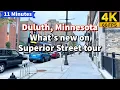 What s new on Superior Street in Duluth Minnesota tour 4K60fps