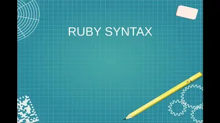 Ruby Syntax