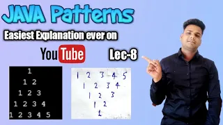 Number Pattern programs in java Advanced Number pattern programs in java