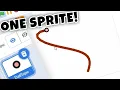 Scratch Rope Physics but in one sprite