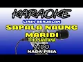 Download Lagu Karaoke SAPALA NAUNG MARIDI - TRIO SANTANA Nada Pria. lagu batak