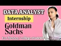I Landed a DATA ANALYST INTERNSHIP at Goldman Sachs and So Can You