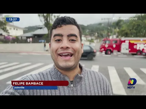 Joinville: motociclista fica ferida após colisão contra carro no bairro Boa Vista