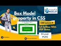 CSS Tutorial CSS Box Model Margin and Padding Web Development Tutorials