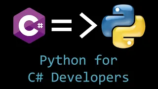 Python for C Developers 1 Introduction