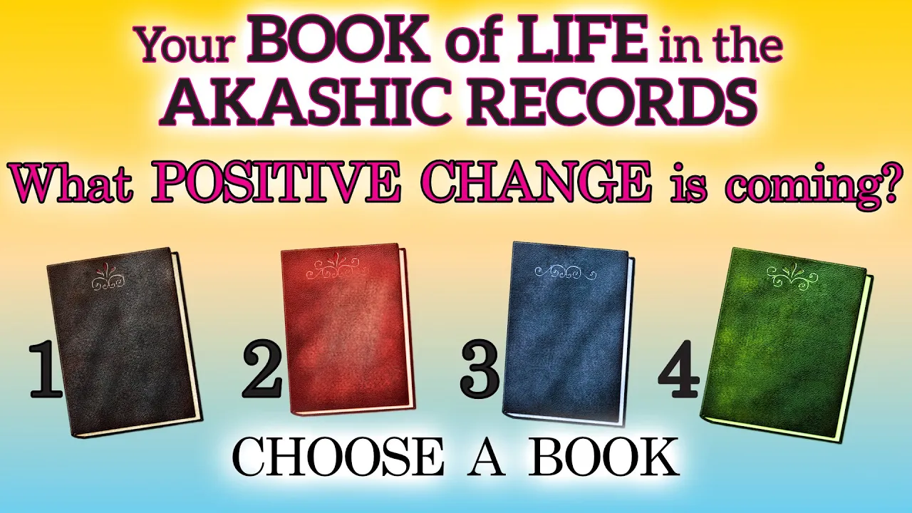 Positive Change Coming~ From Your Book of Life In The Akashic Records~ Timeless pick-a-card reading🔮