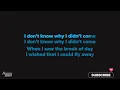 Norah Jones - Don't Know Why (Karaoke)