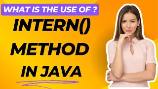 what is the use of Java String class intern method in java