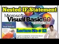 Nested if statement in visual basic