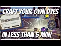 CRAFT YOUR OWN DYES in FFXIV quick easy guide