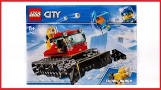 LEGO 60222 City Snow Groomer Speed Build