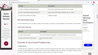 WT UNIT3 Topic Socket Programming URL Class