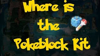 Where Is The Pokeblock Kit Pokemon Alpha Ruby