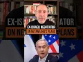Israeli negotiator EXPOSES Netanyahu s plan