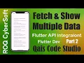 Flutter REST API Integration Fetch Show Multiple Posts from API using HTTP Lec 2