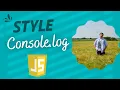 Javascript - How to style console log