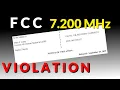 FCC notice of VIOLATION - KA2FPZ