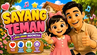 Sayang Teman | Lagu Anak Indonesia | Animasi 3D Lucu | Indo Puppets