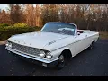 352 V8 Powered 1962 Ford Galaxie 500XL Sunliner Test Drive