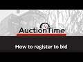 How To Register To Bid On AuctionTime