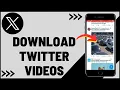 How To Download Twitter s