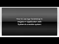 How to use ngx-bootstrap in Angular 4 application with SystemJs module system