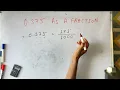 375 as a fraction Fraction Hindi Surendra khilery