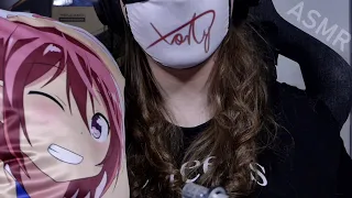 asmr with my dakimakura pillow rubbing and squeezing 