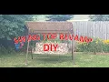 Patio Swing Rebuild Torn Top DIY