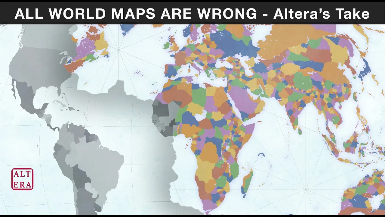 Atlas Altera's Take on All World Maps Are Wrong
