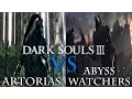 Dark Souls 3 - Abyss Watchers Vs Artorias The Abysswalker Full Fight 4K 60FPS