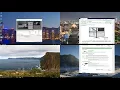 How to split one 4K monitor or TV into 4 virtual screens using UltraView Desktop Manager software