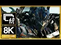 Transformers Dark of the Moon 2011 Optimus Prime vs Sentinel Prime 8K 60FPS Remastered