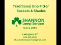What is a Traditional Uno Socket Lampshade Shannon Lamp Service - Lexington KY