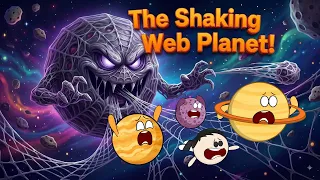 The Shaking Web Planet! | #aumsum #kids #science