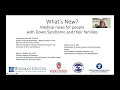 2021 Day with the Experts Down syndrome Clinical Presentations