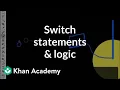 Switch statements logic Lego robotics Electrical engineering Khan Academy