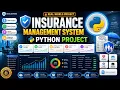 Insurance Management System Using Python Complete Python OOP Project Real-World Projects