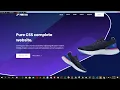 Pure CSS Responsive WEBSITE TUTORIAL with NIKE UI DESIGN from scratch part 1