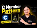 C Number pattern 1 21 321 4321 54321