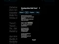 Download Lagu lirik lagu Dendang Sahur Nabi Yusuf